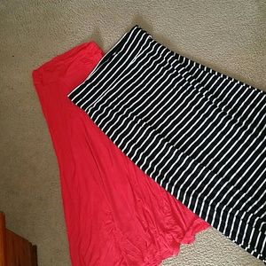 POETRY & BRAT STAR long maxi skirts sz. XL